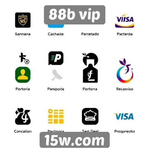 Variedade de métodos de pagamento no 88b vip